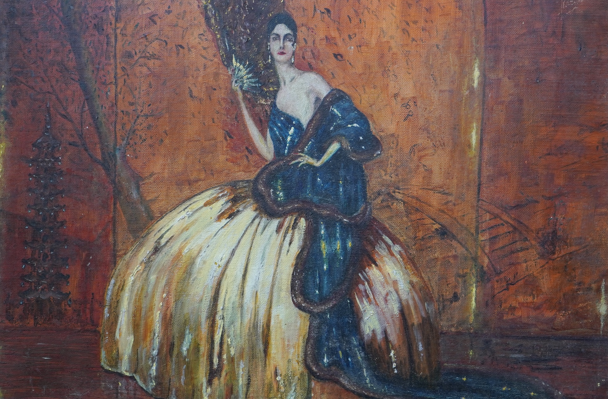 Jean-Gabriel Domergue, French 1889-1962, 'L'élégante'